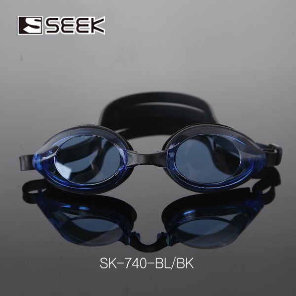 SEEK 보급형 성인용 물안경 SK740 블루  SK-740BU