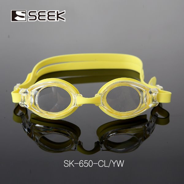 SEEK 보급형 아동용 물안경 SK650 옐로우  SK-650YL